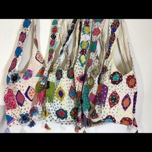 Cotton Multicolor Crossbody elephant theme bag